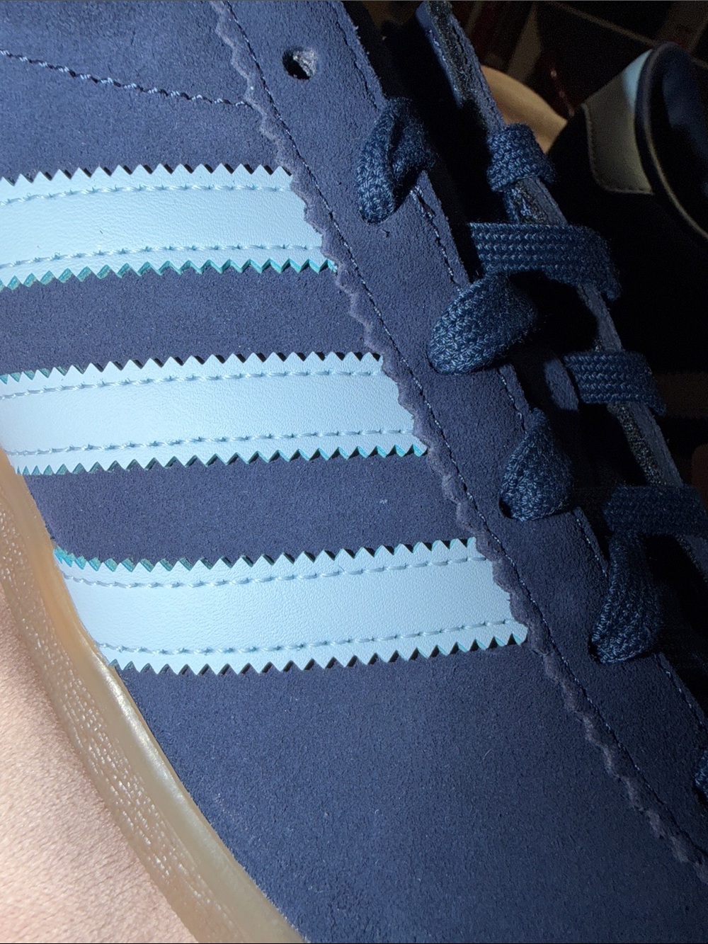 New adidas Originals Stadt Comfy Casual Shoes / Dark Blue / JQ9008 - Picture 5 of 7